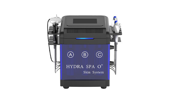 What can hydrodermabrasion machine do on facial skin?