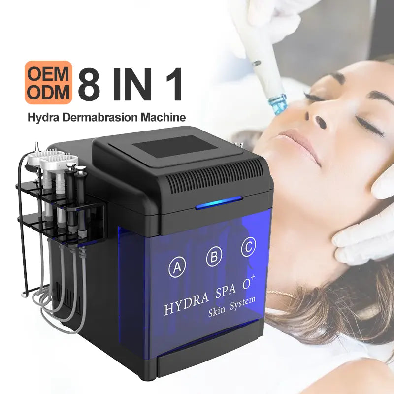 How is the hydrodermabrasion machine developed?