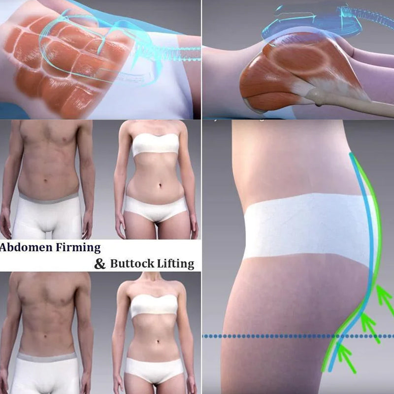 Upgrade body sculpting machine muscle stimulator emslim ems 2 handle weight loss beauty equipment