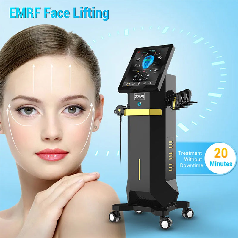 Newest Em Rf Face Lifting Machine with EMS Muscle Stimulator for Anti-wrinkle MES PE-Face Beauty Machine