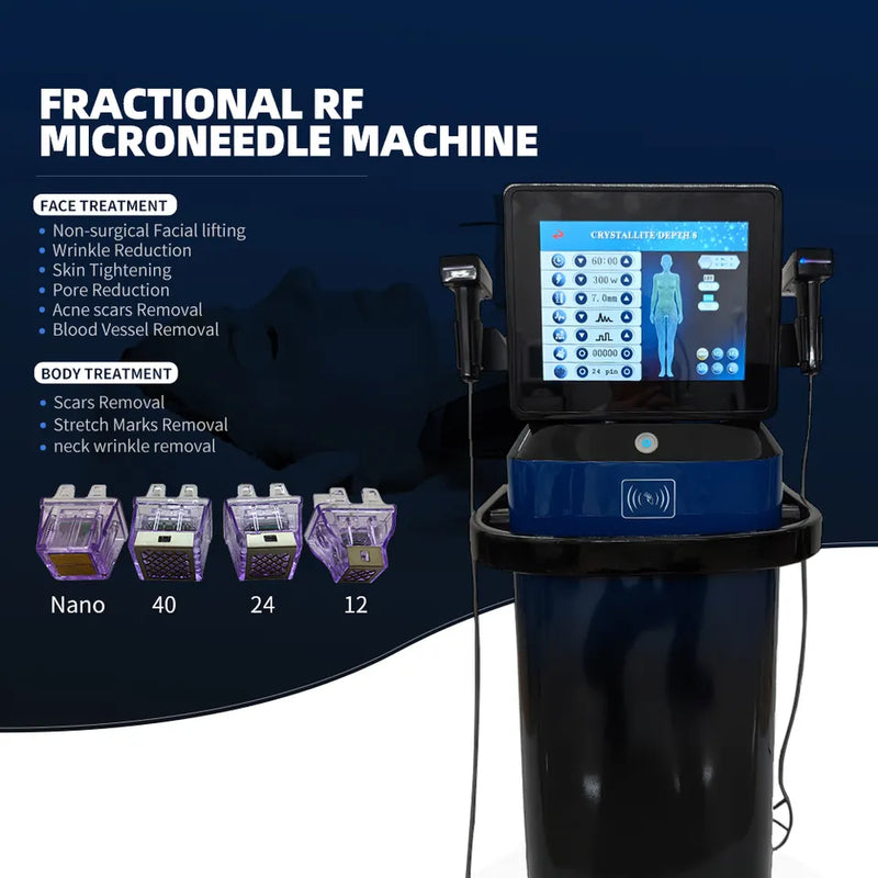 rf skin tightening face lifting machine More 8 RFMicroneedling Machine Acne scars Removal