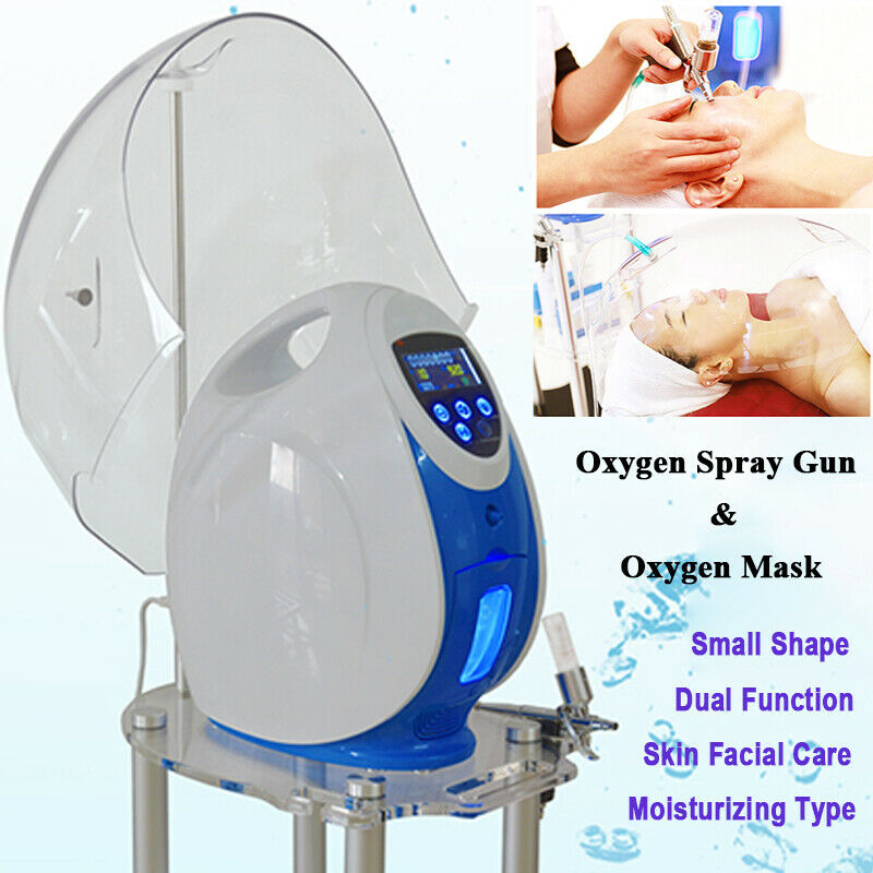 90% Korea O2toDerm Oxgen Facial Machine Oxygen Jet Peel Dome Mask Anion Machine