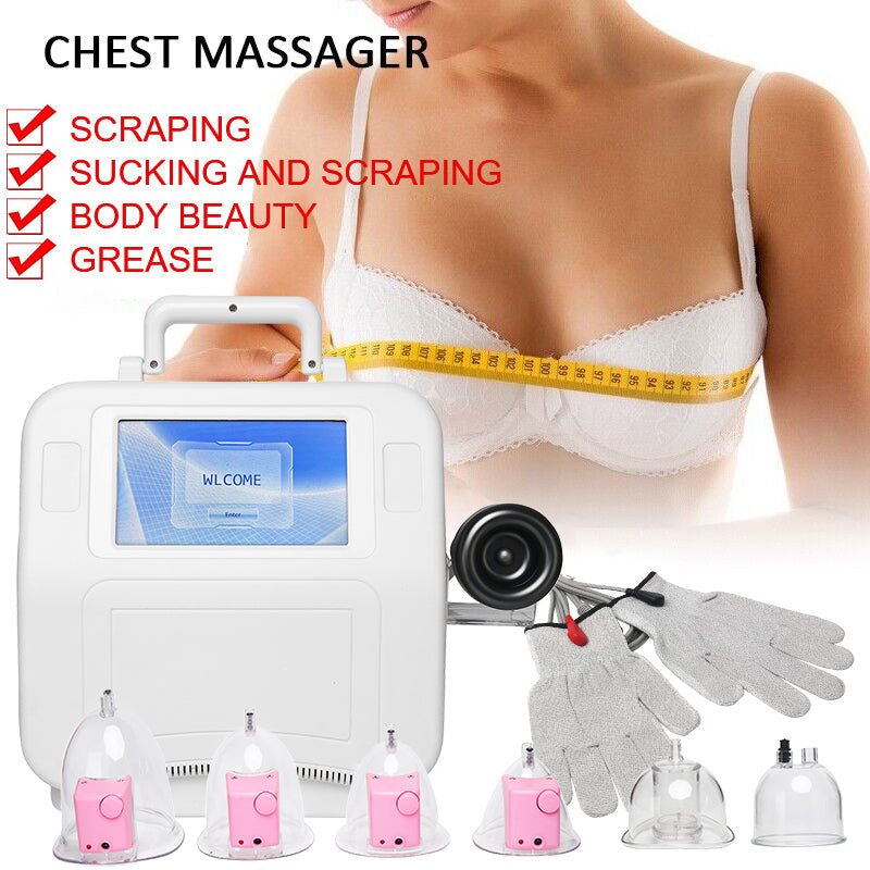 Body sculpting massage machine rf vacuum butt lift lifting breast augmentation enlargement enhancement massager cupping therapy