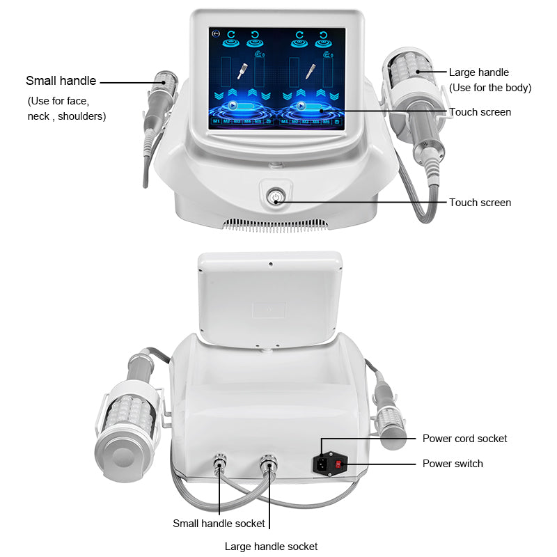 New Portable Inner Ball Roller Machine 8D Roller Body Contouring Machine Physical Cellulite Removal Body Shape Machine