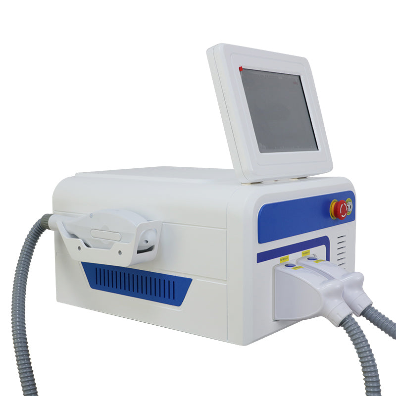 Portable 2 IN 1 SHR OPT hair removal and ND Yag Tattoo Removal Laser Multifunction beauty machine