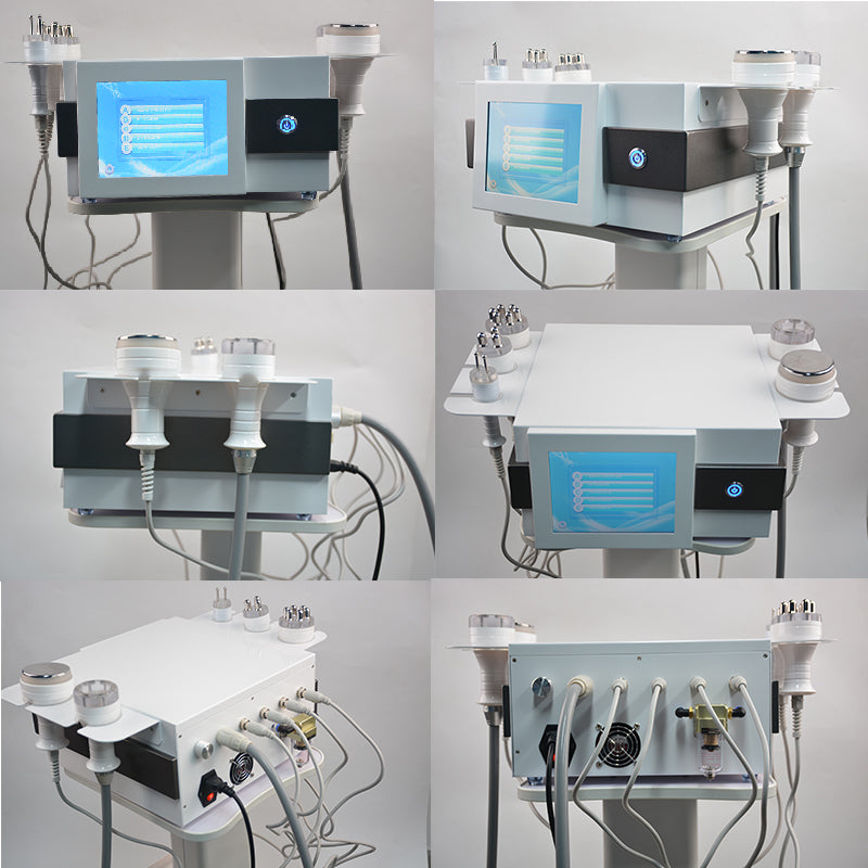 5 in 1 40k ultrasonic ultrasound cavitation therapy device machine with laser rf cavitation head cavitation effect instrument