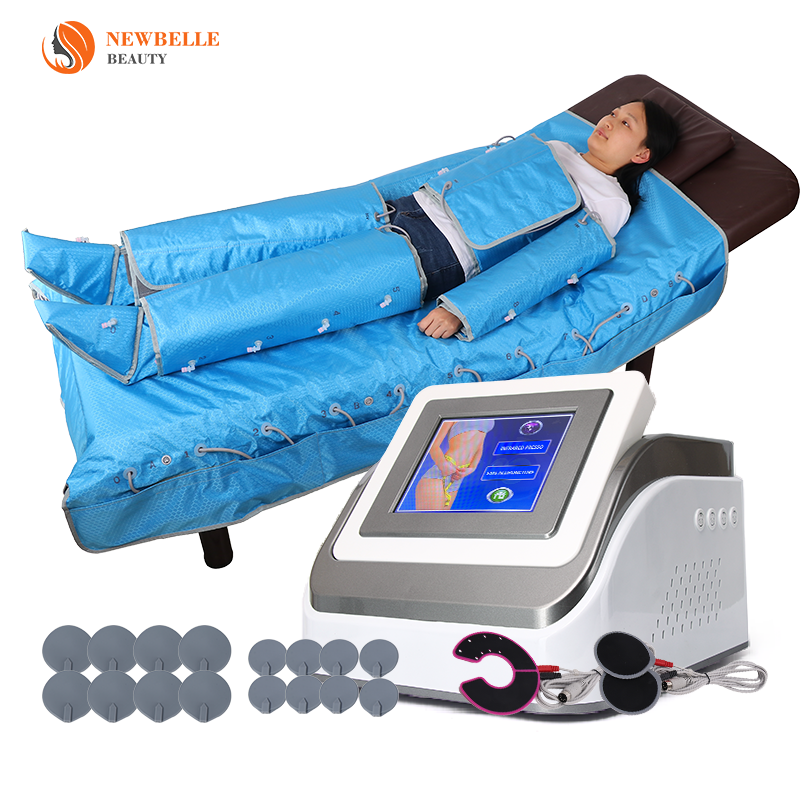3in1 Air pressure Pressotherapy Lymphatic Drainage Electrostimulation Machine