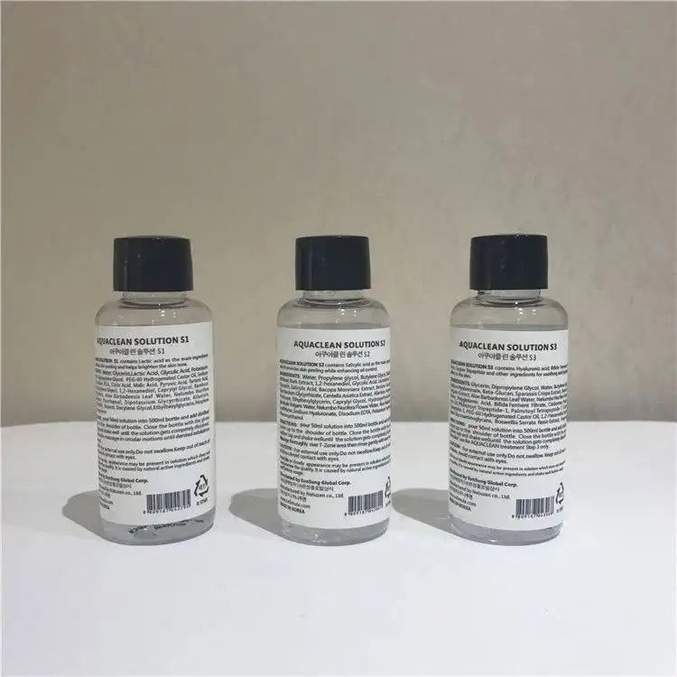 Aqua Clean Concentrated Hydrafacial Solution 3pcs Set