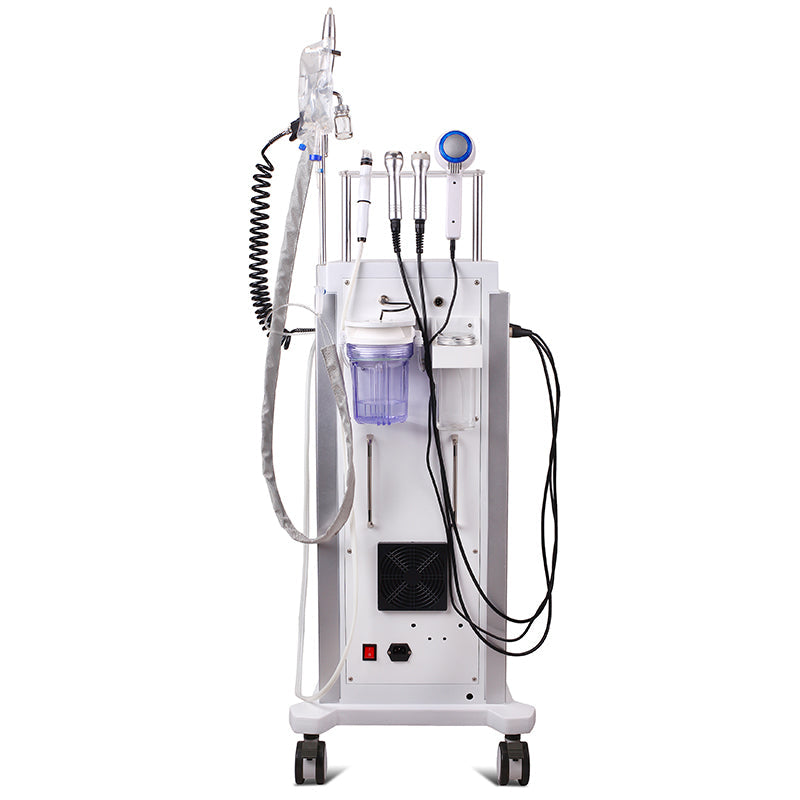 Hydra microdermabrasion handle ultrasonic probe rf probe cold and hot hammer jet peel oxygen injection handle machine
