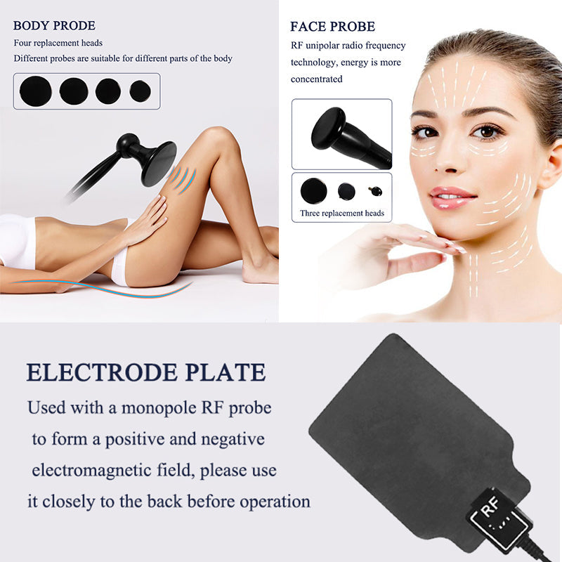Hot sell 8tips 2 in1 portable professional rf radio frequency skin tightening machine facial radio frequency device for home use