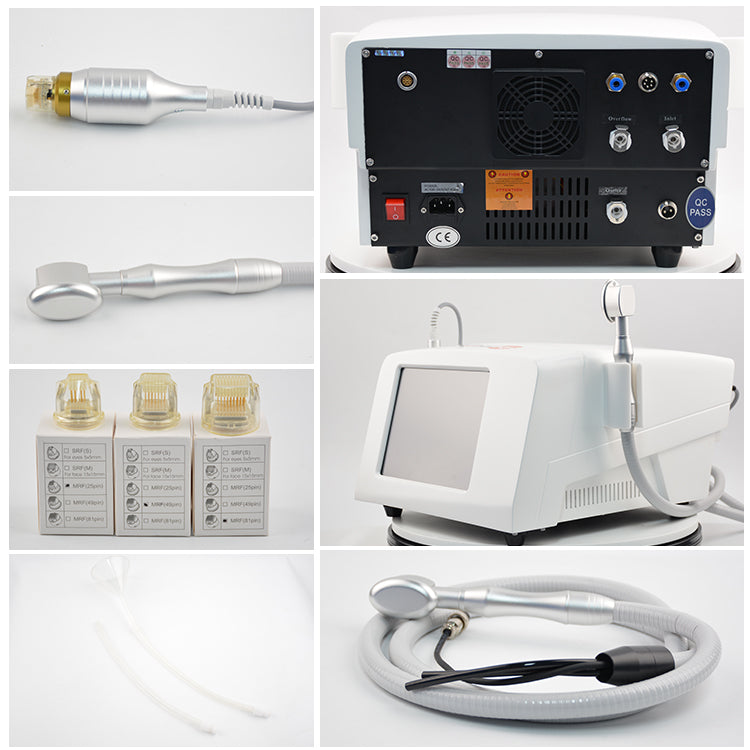 Microneedling fractional rf face wrinkle remove machine Radio Frequency skin tightening machine with heating &cooling handle