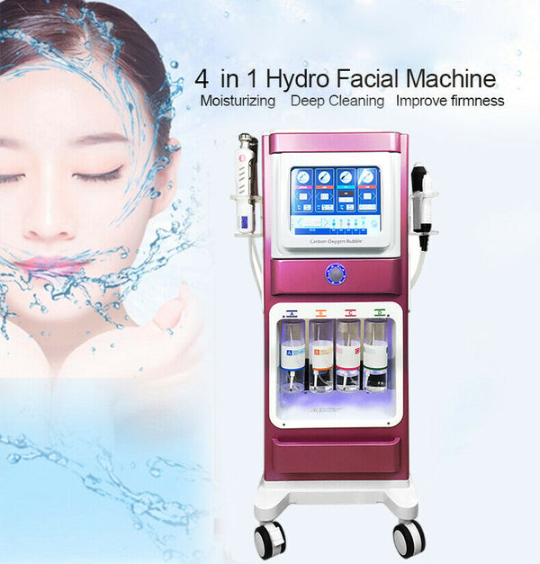 4IN1 Hydra Dermabrasion Machine Facial Cleaning Skin Lifting Removal Wrinkle