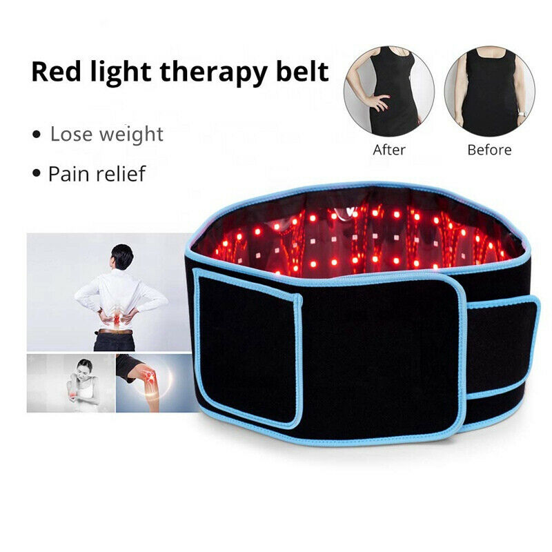 2IN1 Red LED Light Therapy Waist Wrap Belt Pain Relief Laser Slimming Body Care
