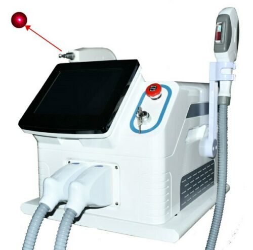 Laser OPT SHR IPL Hair Removal ND YAG Laser Tattoo Removal Machine Salon Spa Use